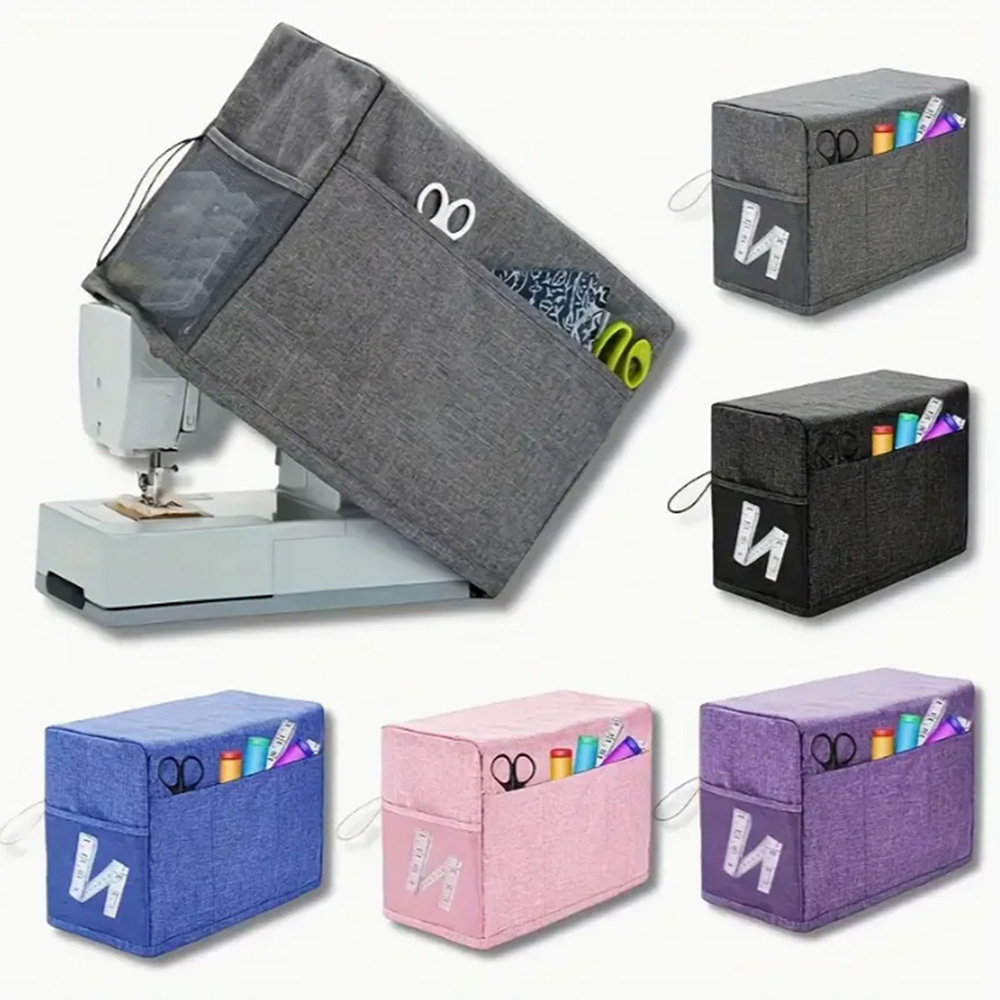 Sewing Expert - Universelle Nähmaschinenabdeckung mit Aufbewahrungstasche und Seitengriffen,