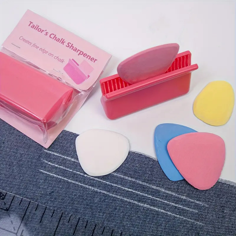 Tailor Chalk Marker - Schneiderkreide-Spitzer, Pulverclip, DIY-Nähzubehör, Stoffkreidemarker, leicht zu