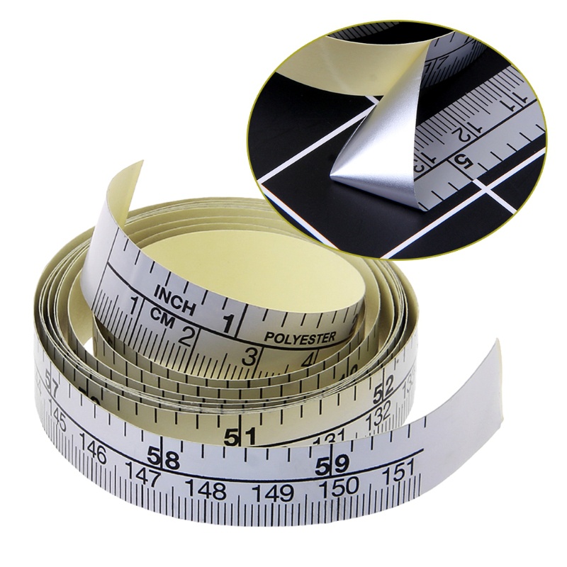 Sewing Labels - 151 cm selbstklebendes metrisches Maßband Vinyl-Lineal