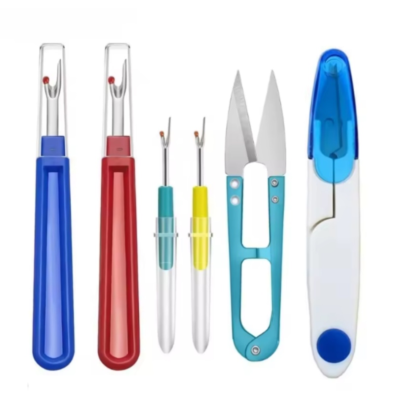 Seam Ripper Tool - Nähnahtlöser-Set, Farbiger Nähnaht-Entferner, Nahtlöser & Fadenschneider-Schere