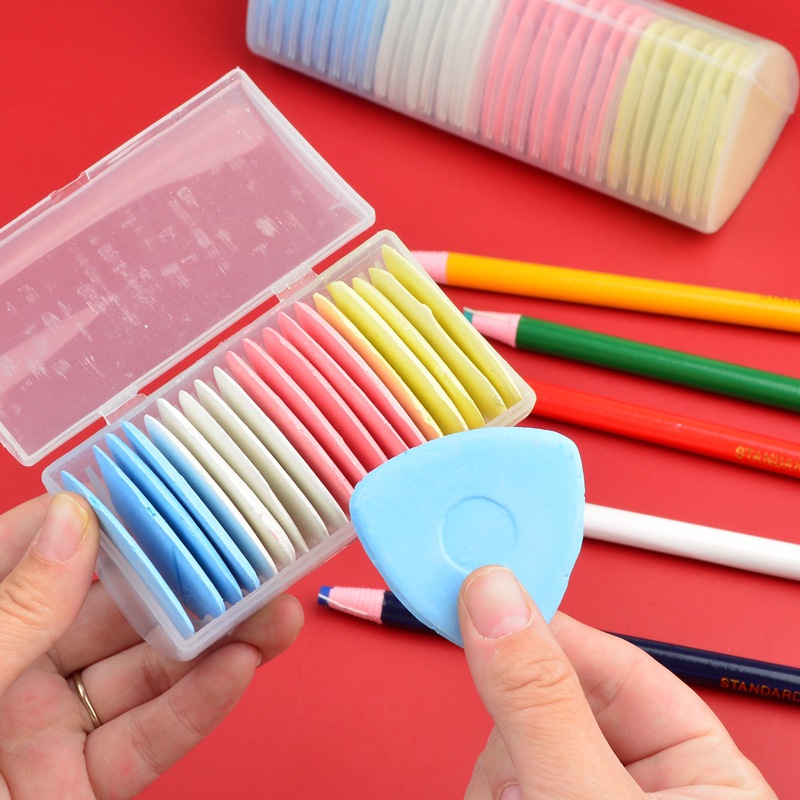 Tailor Chalk Marker - Mehrfarbige Stoffschneider Kreide löschbare Stoffmarker Patchwork