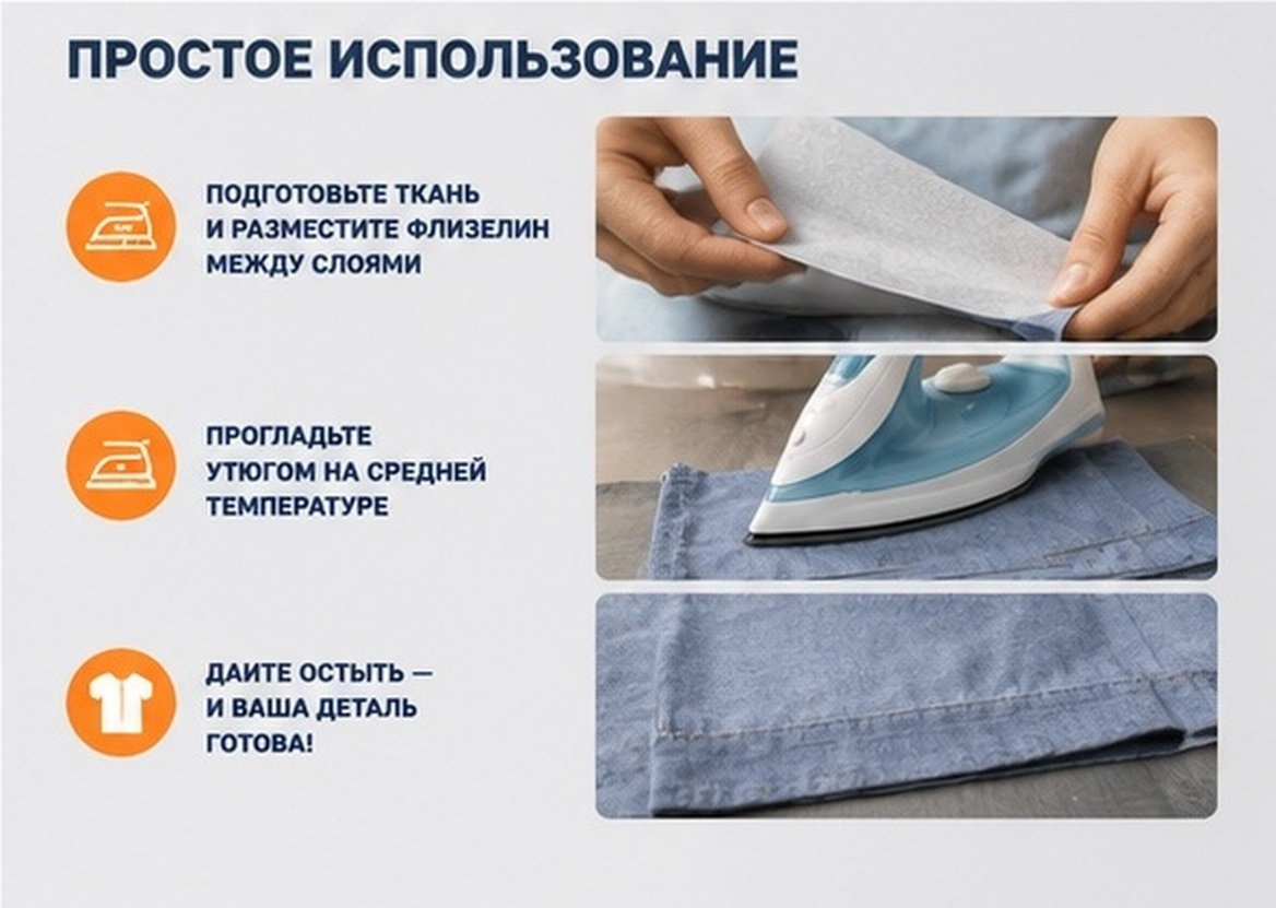 Aufbügelbare Vlies-Klebefolie  – Interfacing Iron On Bewertung und Preis