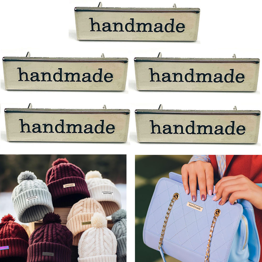 5 Stück handgefertigte Metalle – Sewing Labels Bewertung und Preis